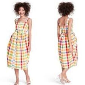 Target x Christopher John Rogers Plaid Wide Belted Tie Waist Midi Dress